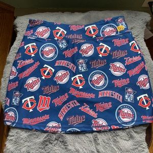 Loudmouth Ladies Twins Baseball Skirt